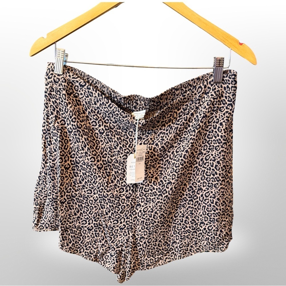 🖤🐆 NWT American Eagle Leopard Print Pull-On Shorts | Size L - Picture 7 of 13